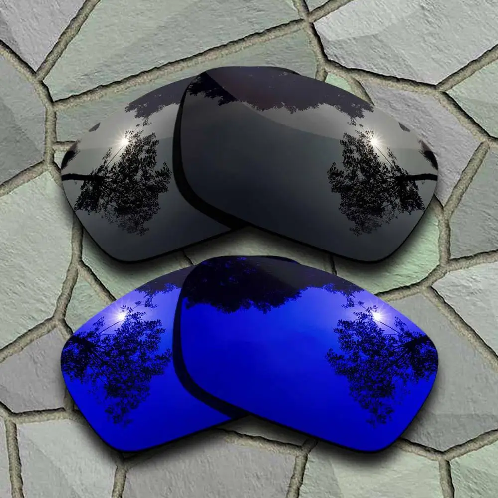 Black-Violet Blue Солнцезащитные очки поляризованные Сменные линзы для топливных элементов Oakley - Цвет линз: Black-Violet Blue