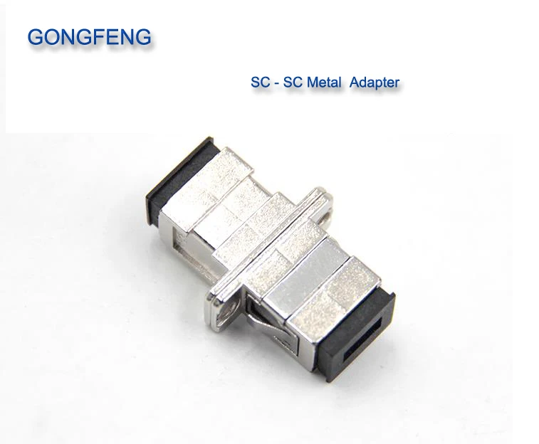10 шт. Новый волоконно оптический коннектор металлический адаптер SC фланец