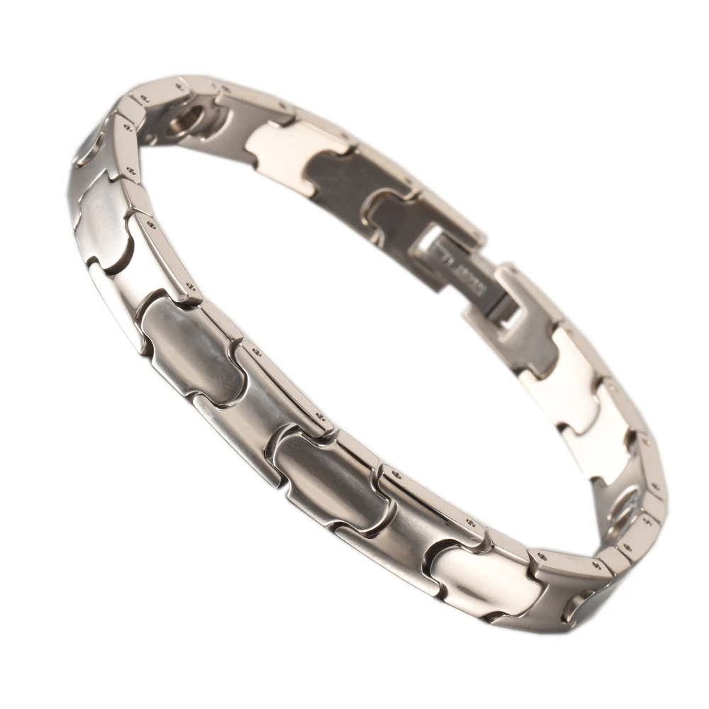 

Inox Germanium Pure Titanium Bracelets Bangles For Men Women Gifts Fashion Jewelry Hematite