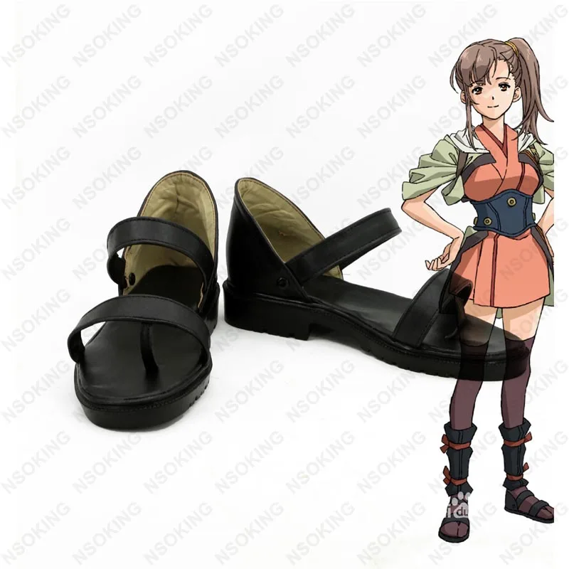 

Kabaneri of the Iron Fortress takumi Kajika Sukari cosplay shoes Koutetsujou no Kabaneri Anime boots High quality Custom-made