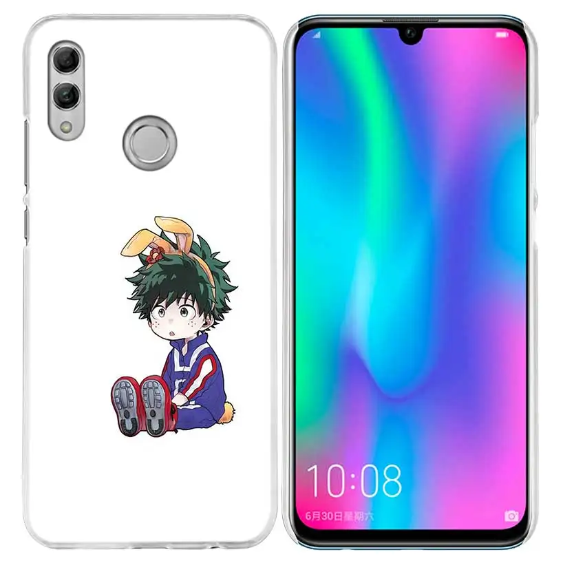 Тонких листов Kawai мой герой чехол для huawei Honor 8X Y9 9 10 Lite Play 7C 8C 8S 8A фотоаппаратов моментальной печати 7S 7A Pro V20 20i Y6 Y7 Y5 Жесткий Чехол для мобильного телефона