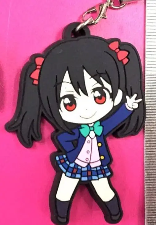2 Love Live Kotori аниме брелок Нико Рин Уми Маки Чика Рико Йоши куникида Канан резиновый ремешок/телефон шарм G521 - Цвет: 2