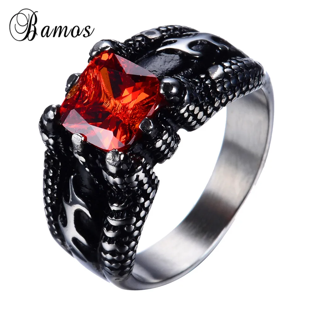 Кольцо мужское из титановой стали в стиле ретро 9-14 размеров | Украшения и