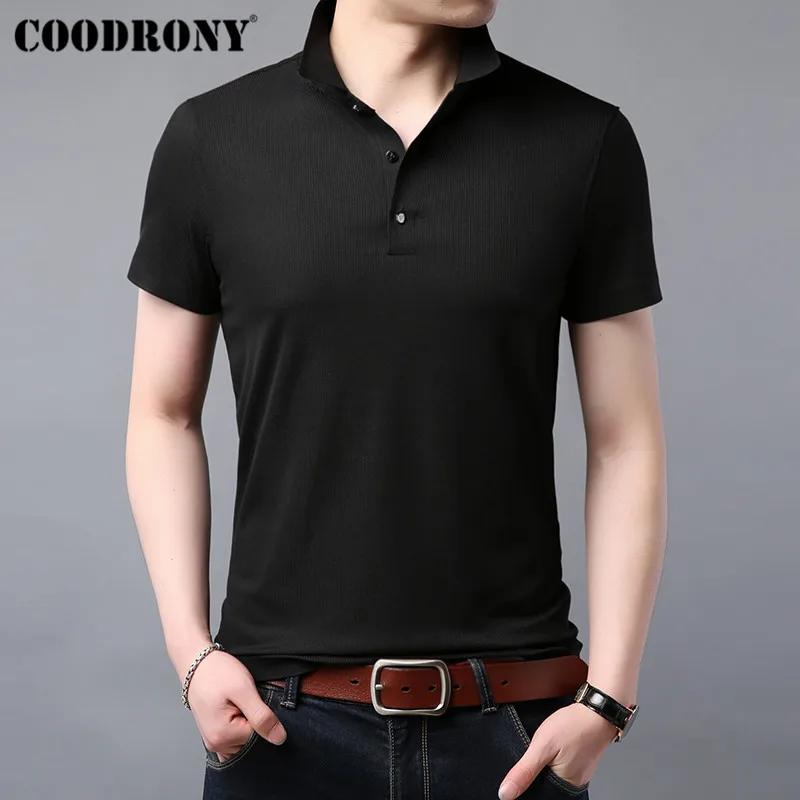 COODRONY Футболка мужская летняя мягкая крутая футболка с коротким рукавом одежда