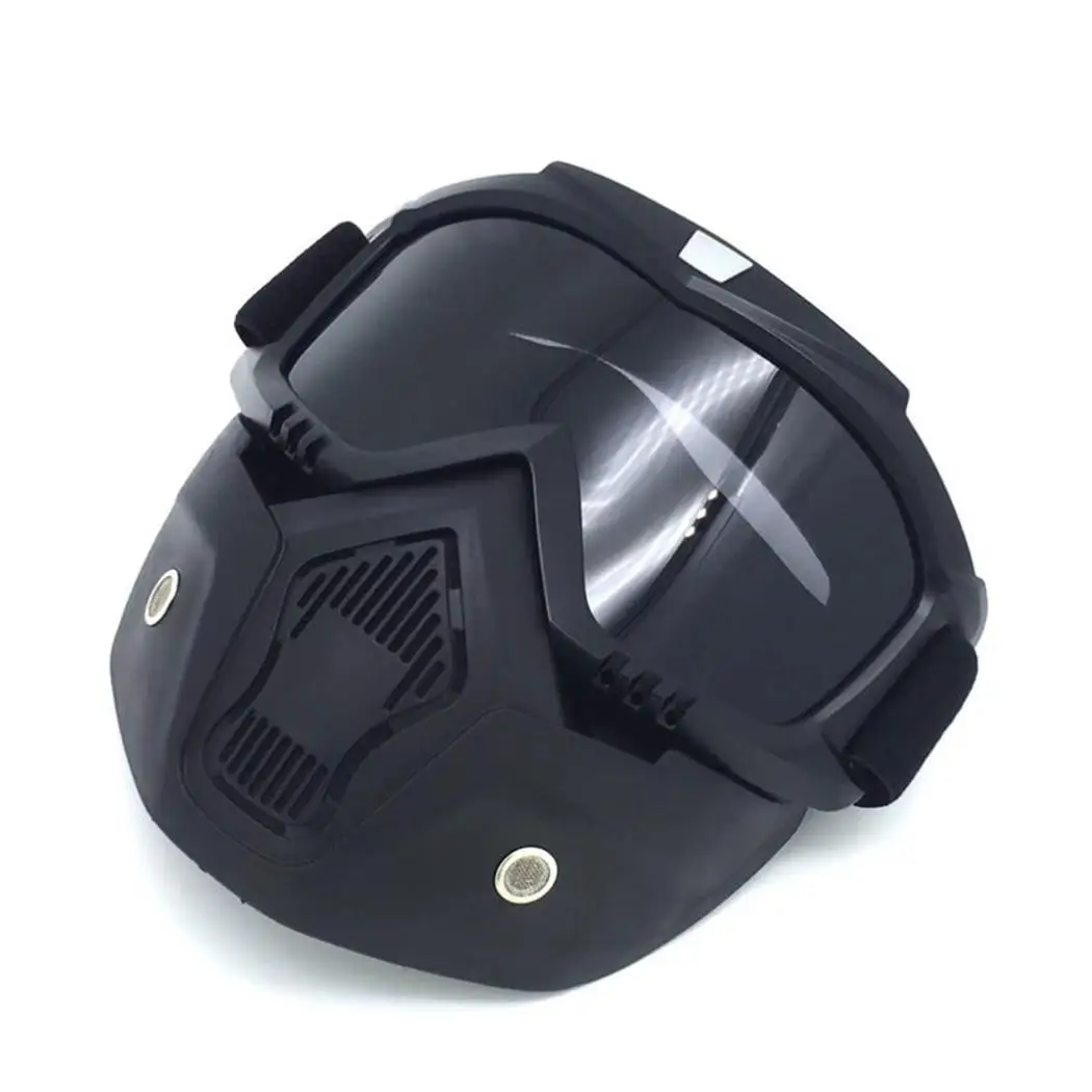 Мотоциклетный шлем мотопробег гонки маска Съемный Анти блики как показано на