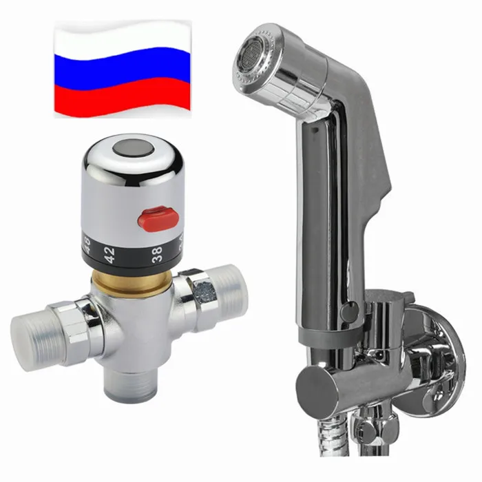 Термостатические Смесители для биде смесители краны + латунный ручной