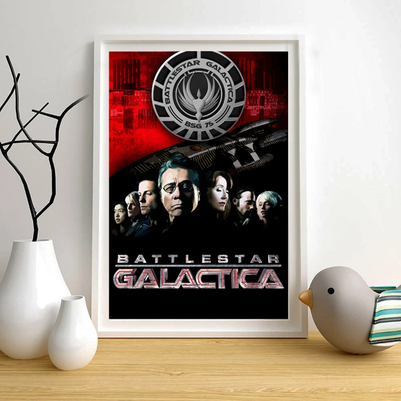 Battlestar Galactica ТВ плакат и печатная графика декоративная настенная наклейка картины