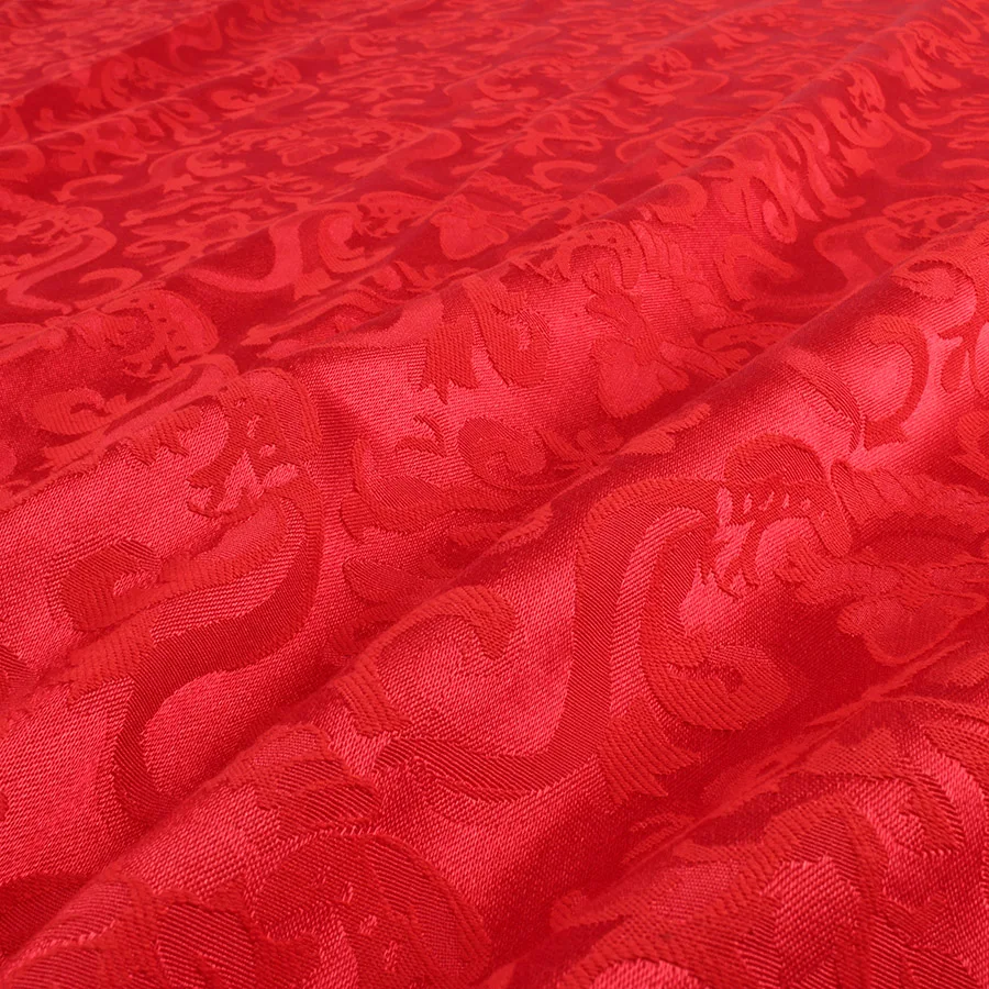 Однотонная винтажная жаккардовая ткань ретро Чонсам ханьфу ширина 150 см