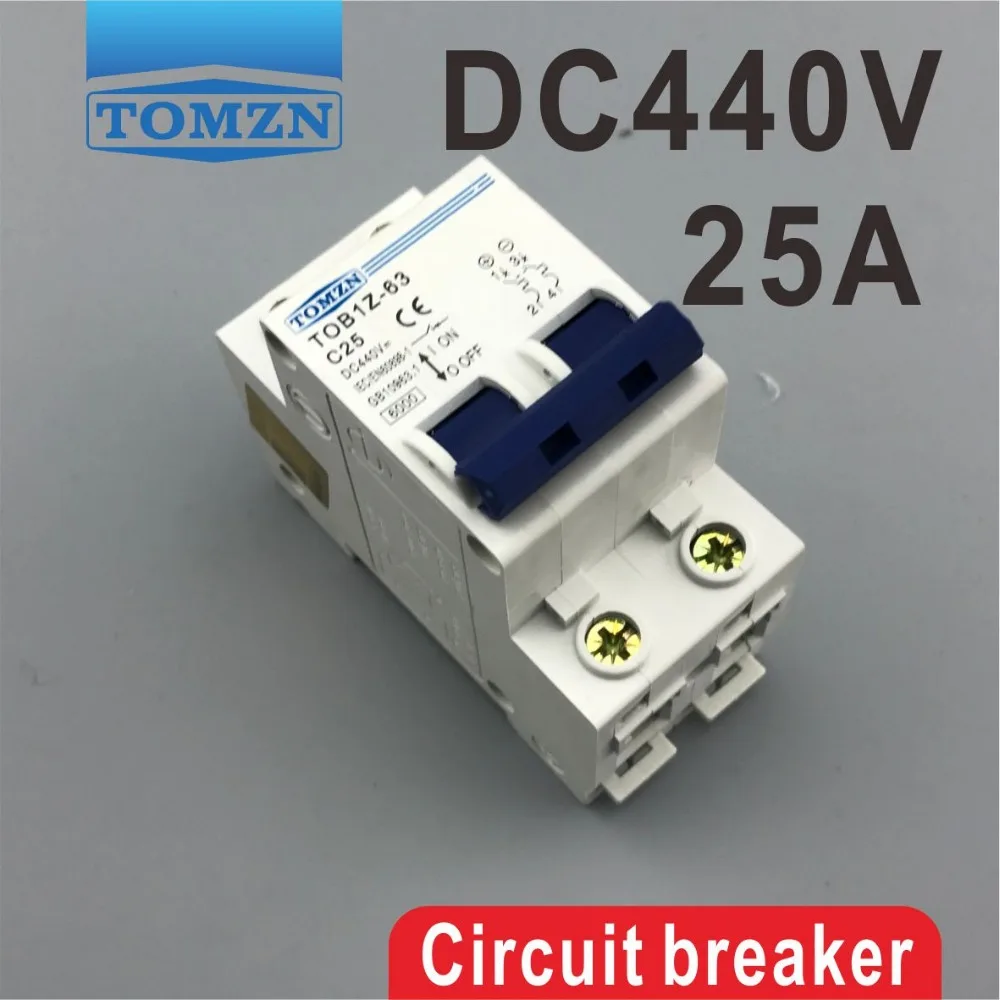 2P 25A DC 440V автоматический выключатель MCB C кривой|circuit breaker mcb|circuit breakermcb circuit |