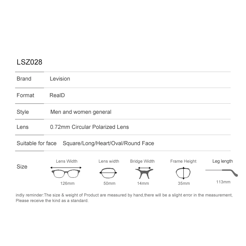 Le-Vision Kid Passive 3D Glasses New Flower RealD Circular Polarized for LG TV Cinema Film Movie | Электроника