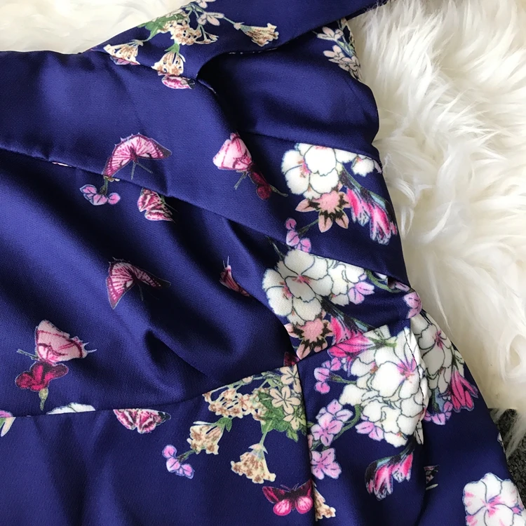 New women summmer dresses boat neck Print robe sexy Fishtail vestidos mujer Irregular split floral dress off shoulder | Женская одежда