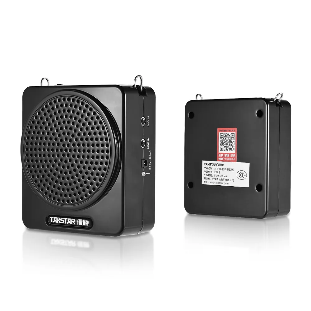 TAKSTAR E188 10 Вт Перезаряжаемые Портативный цифровой речевой усилитель Amp с головной