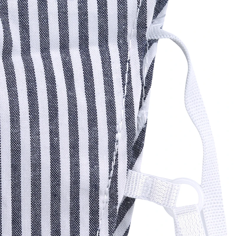 Темно синий полосатый поддельный галстук бабочка ретро съемный фальшивый