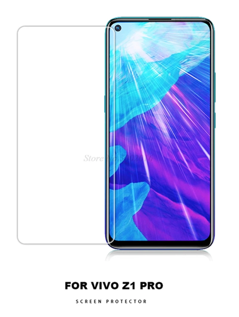 2 шт закаленное стекло для vivo Z1 Pro протектор экрана 2.5D 9 H Премиум Закаленное