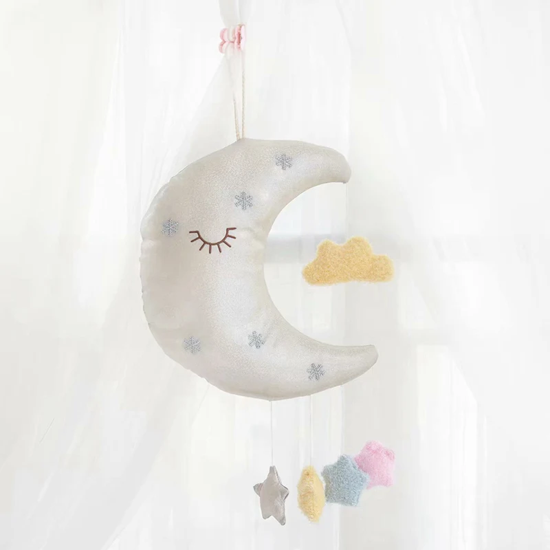 5 INS Kawaii подвязки красочные облака, месяц плюшевая подушка девочка детская комната украшение кроватки игрушки прекрасный подарок для детей - Цвет: 5