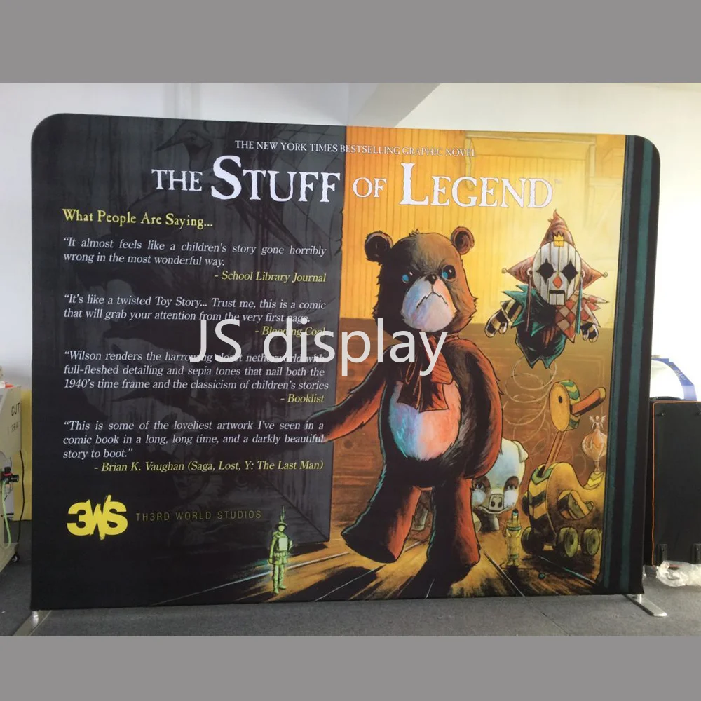 10 футов прямой выставочный стенд выдвижной баннер для выставки фоновая стена с