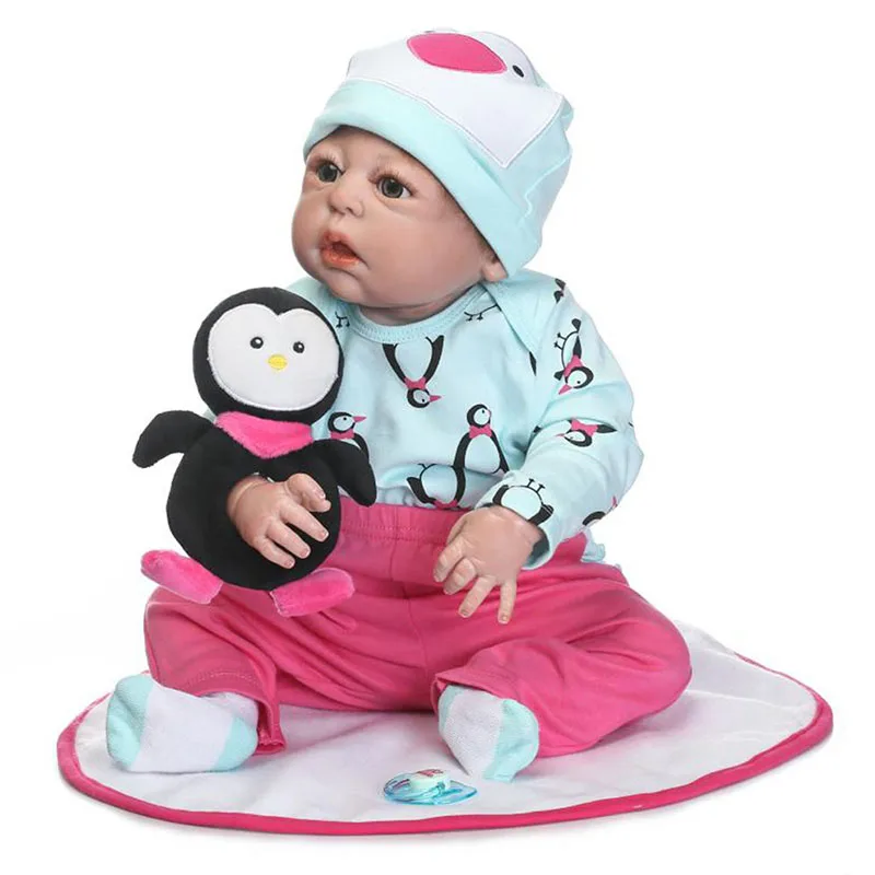 20 &quotперерожденные куклы младенцы всего тела мягкие силиконовые реалистичные