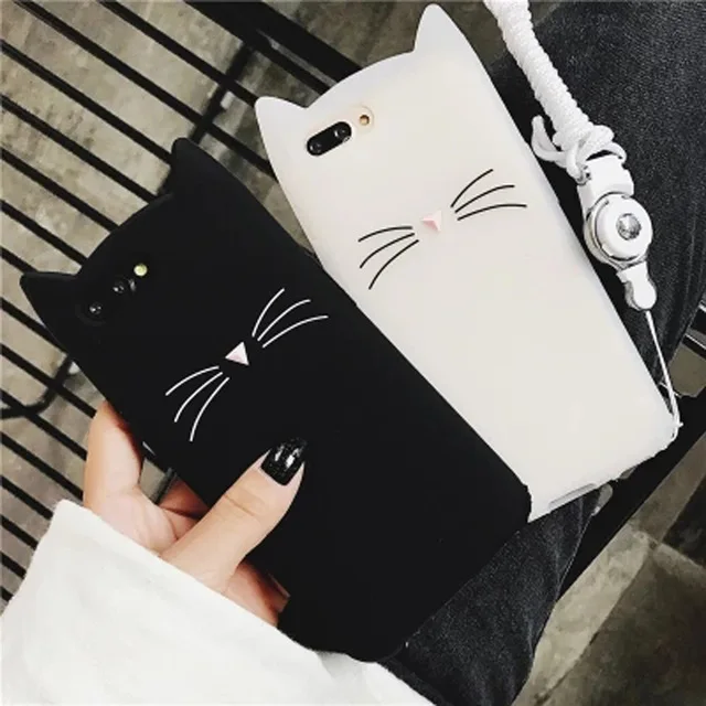 3D модные с рисунком кота мягкий силиконовый чехол для samsung Galaxy J1 J3 J2 J7 J5 2015 2016 Mini Prime
