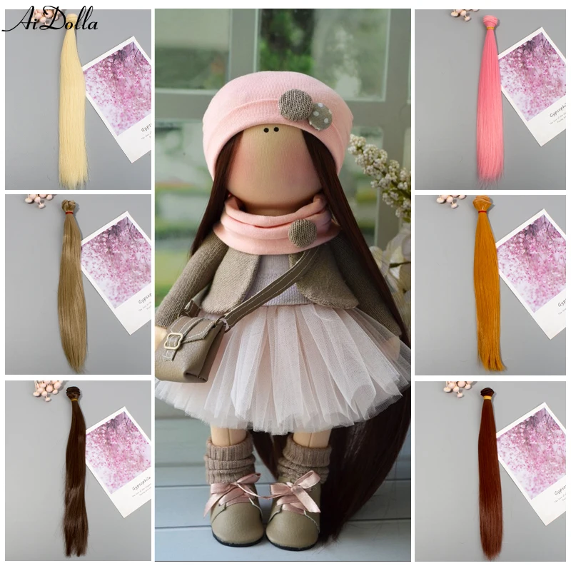 1 шт. 30 см термостойкие кукольные парики для наращивания волос BJD/Blyth/американских