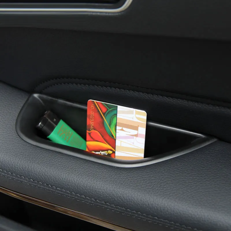 Черный ящик для хранения передней двери Mercedes Benz CLA W117 GLA X156 A W176 A180 A220 аксессуары