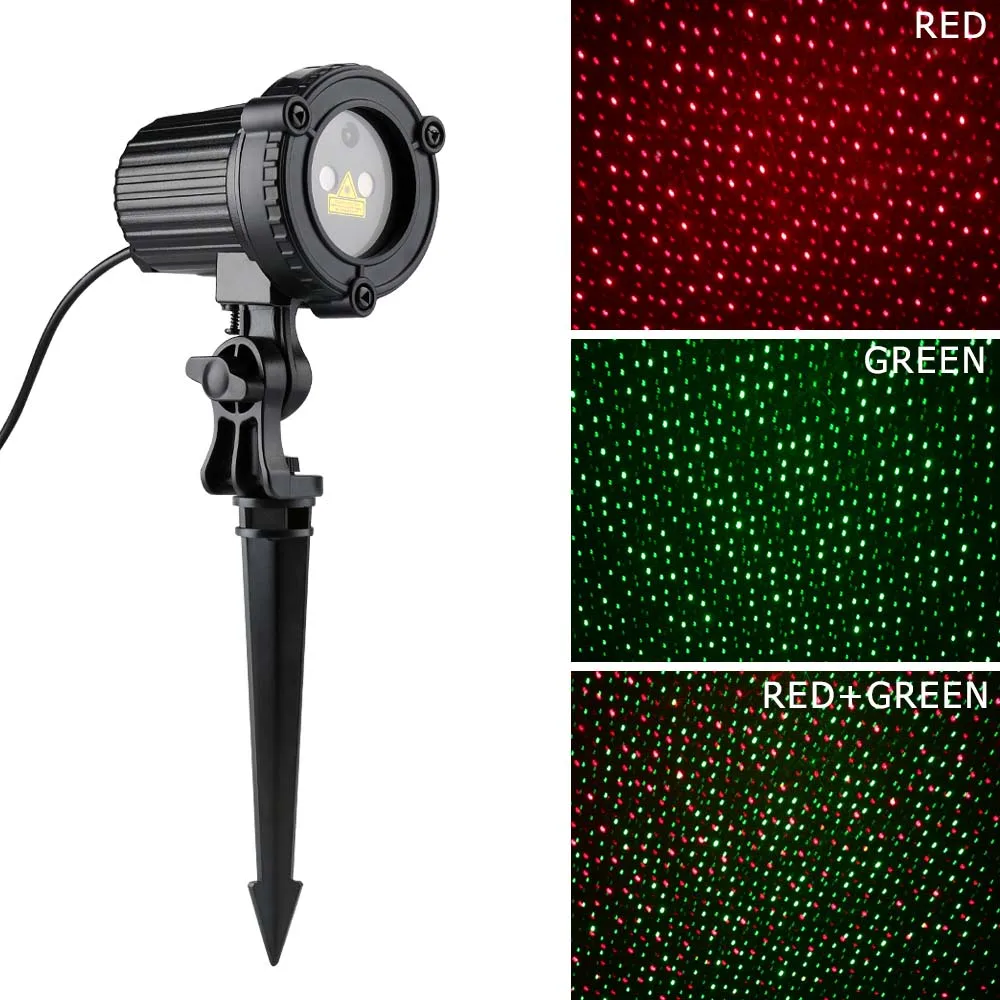 Открытый сад Звезда проектор Light Рождество лазерный ip44 Водонепроницаемый ИК