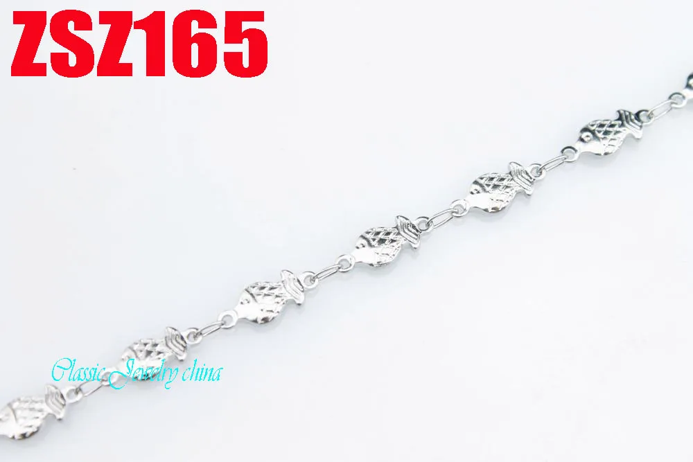 Форма золотой рыбки нержавеющая стальная Скоба кружева модный браслет ювелирные