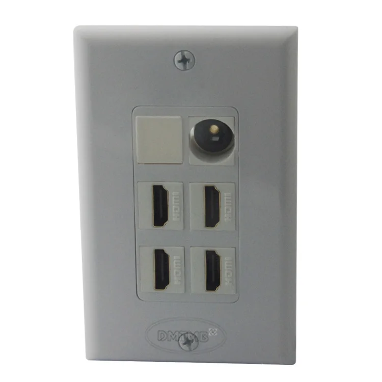 4 X HDMI Toslink аудио Настенная пластина с разъемом female to | Электроника