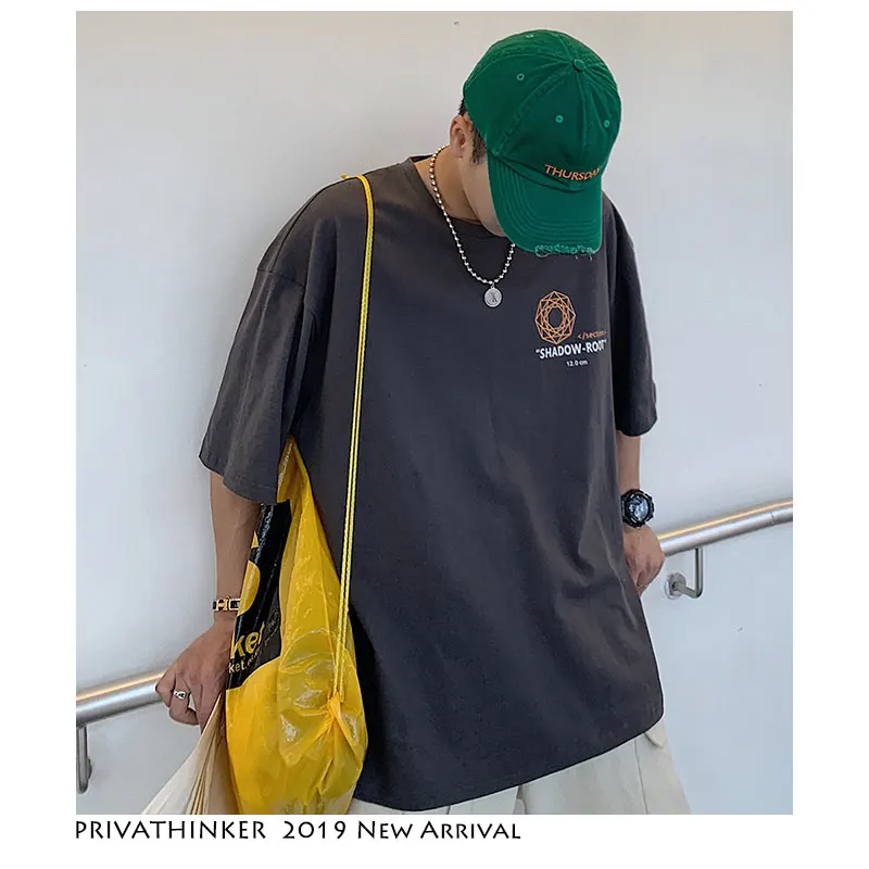 Privathinker мужские хип хоп Белые Повседневные футболки для повседневной носки 2019