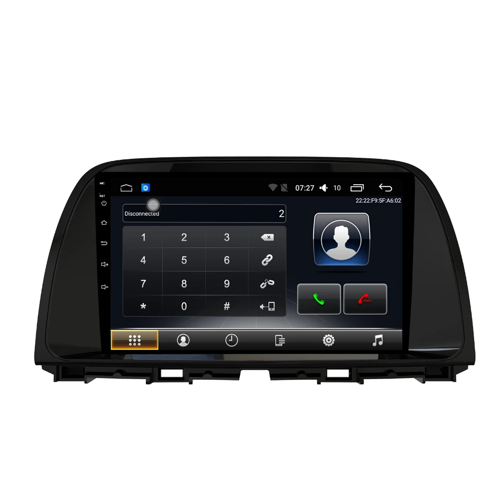 Автомобильный мультимедийный плеер 1 Din Android 7 автомобильный DVD для MAZDA CX-5 2015-2016 9