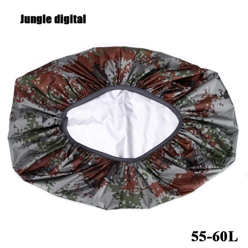 JD 60L TACTIFANS 190D сумка дождевик 60L Переносной Водонепроницаемый Анти-слеза пылезащитный рюкзак с УФ-защитой Кемпинг Туризм серебряное покрытие - Цвет: JD 60L