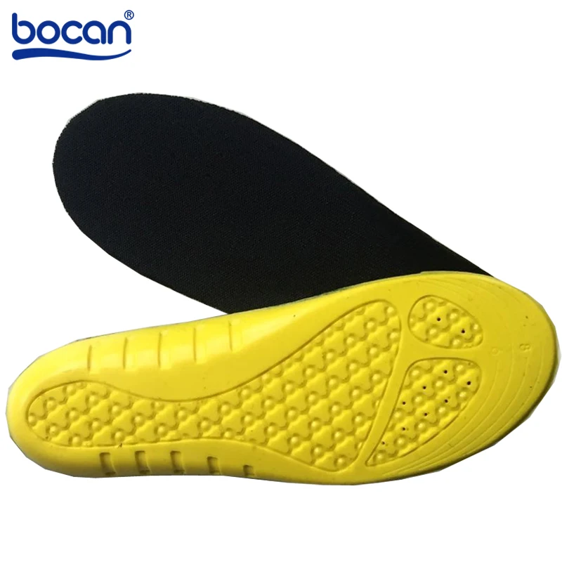 Bocan high quality insoles soft insoles arch pain relieve breathable insoles light weight for men and women shoe inserts