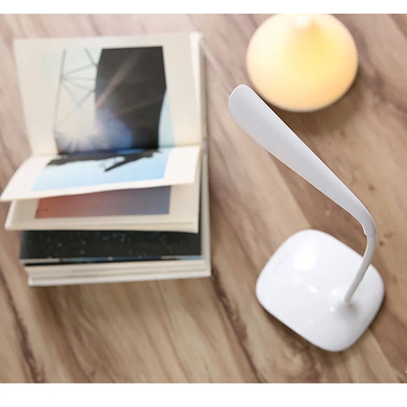 Регулируемый USB настольная лампа LED Свет Книга Перезаряжаемые сенсорный