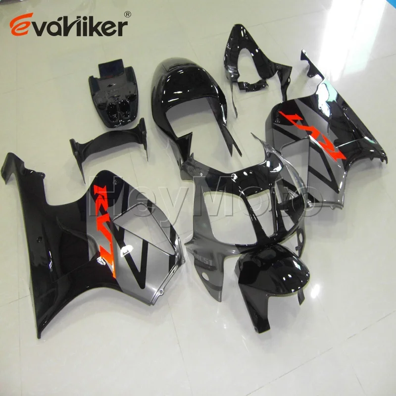 Обтекатель для мотоцикла RC51 VTR1000SP1 2000 2001 2002 2003 2004 2005 2006 серебристый черный ABS