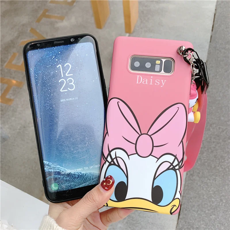 Дональд Даком для samsung Примечание 8/9 Симпатичные Дейзи животных чехол Galaxy S8/9 plus +