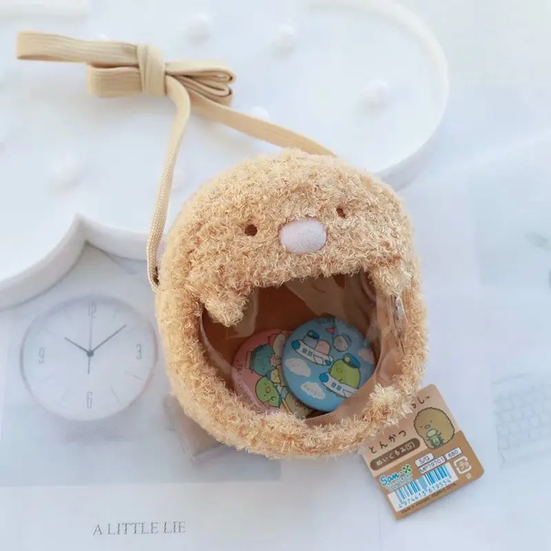 snack Мини-сумка через плечо с полярным медведем, плюшевый чехол с кошкой, мультяшным животным, чехол для монет, для маленькой девочки, японский Пингвин, креветка, сумка для закусок - Цвет: snack
