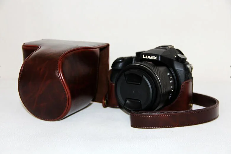 Новый чехол для камеры из искусственной кожи Panasonic Lumix DMC FZ1000 с ремешком 3 цвета|camera