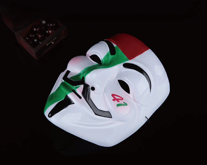 1 предмет Новинка V for Vendetta маска Хэллоуин вечерние анонимные Гай Фокс нарядное