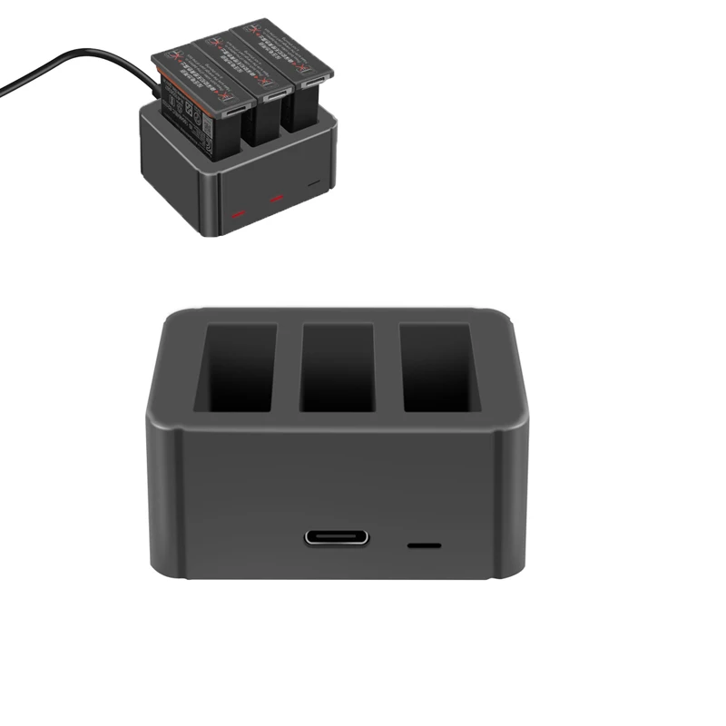 Зарядное устройство 3 в 1 с портом USB Type c для зарядки аккумуляторов|Аксессуары