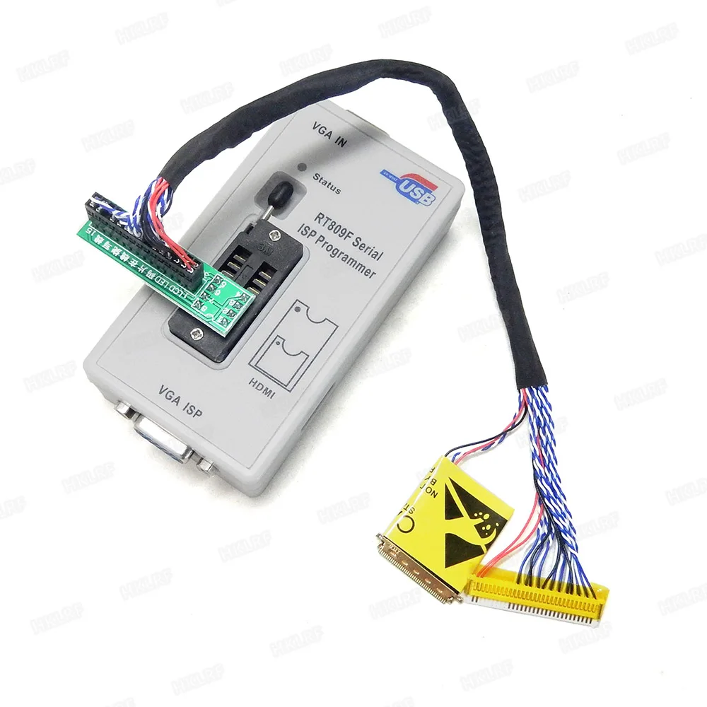 Оригинальный Новый программатор RT809F + кабель EDID EPROM Flash VGA ISP для материнской платы