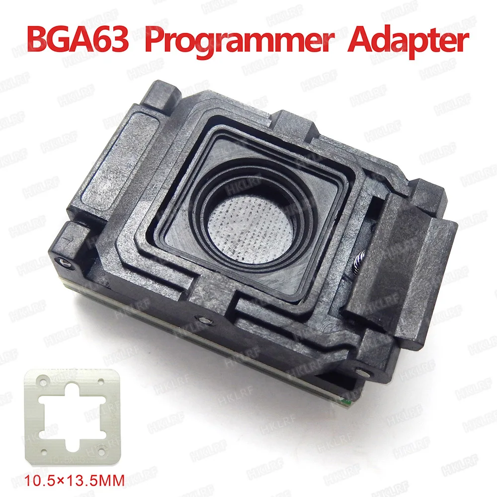 BGA63 IC программатор адаптер/BGA63 к DIP48 Тест 0 8 мм разъем 9X 11 для NAND Proman / TL86 PLUS + 10.5X13.5MM