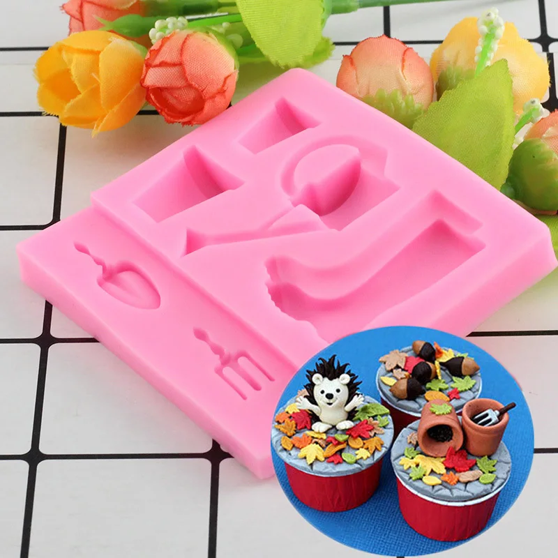 Садовые инструменты Sugarcraft цветочный горшок ваза силиконовая форма для украшения
