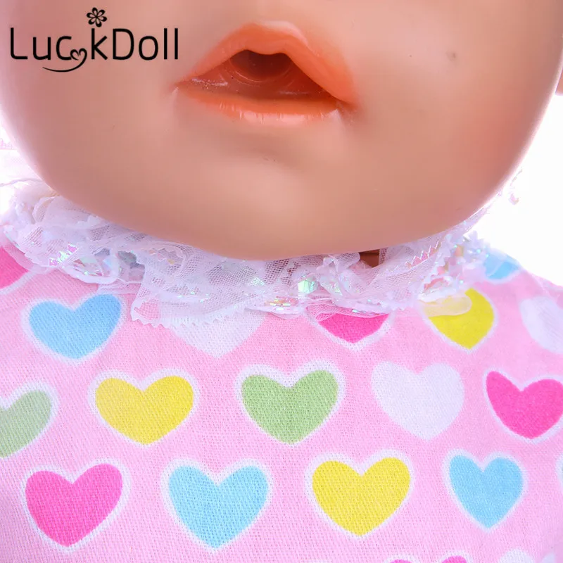 LUCKDOLL Ruffled Round Neckline Blouse &amp Jeans for 43 cm Doll or 18 inch Clothes Dolls | Игрушки и хобби