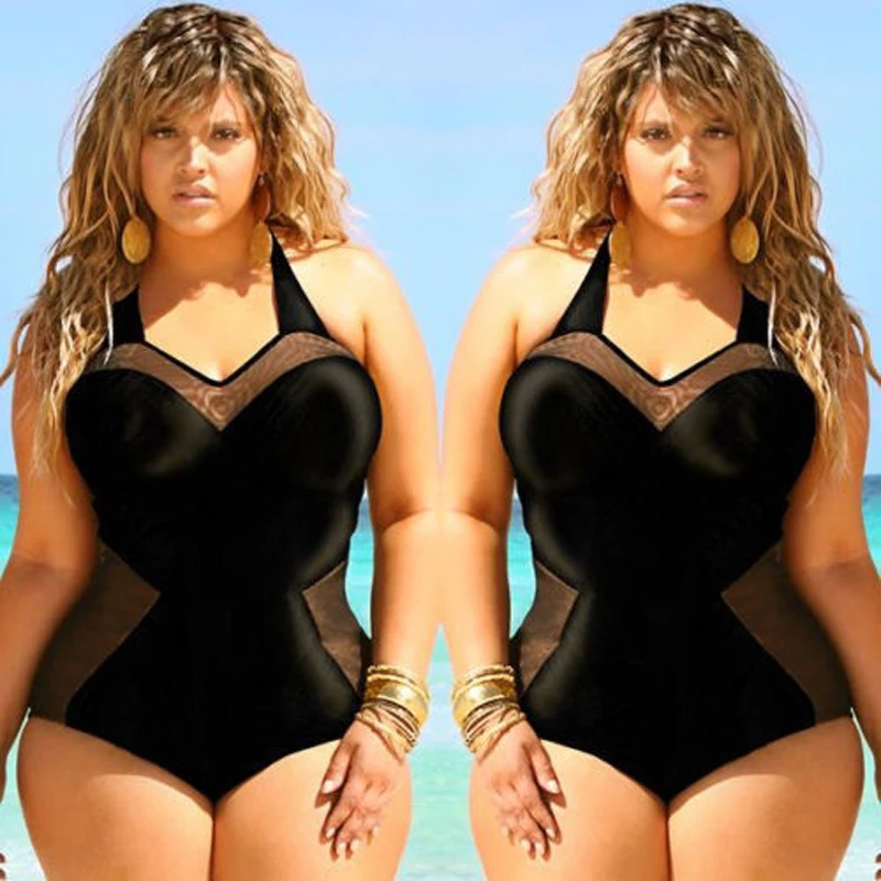 Женский слитный купальник с чашками пуш-ап и завышенной талией | Спорт