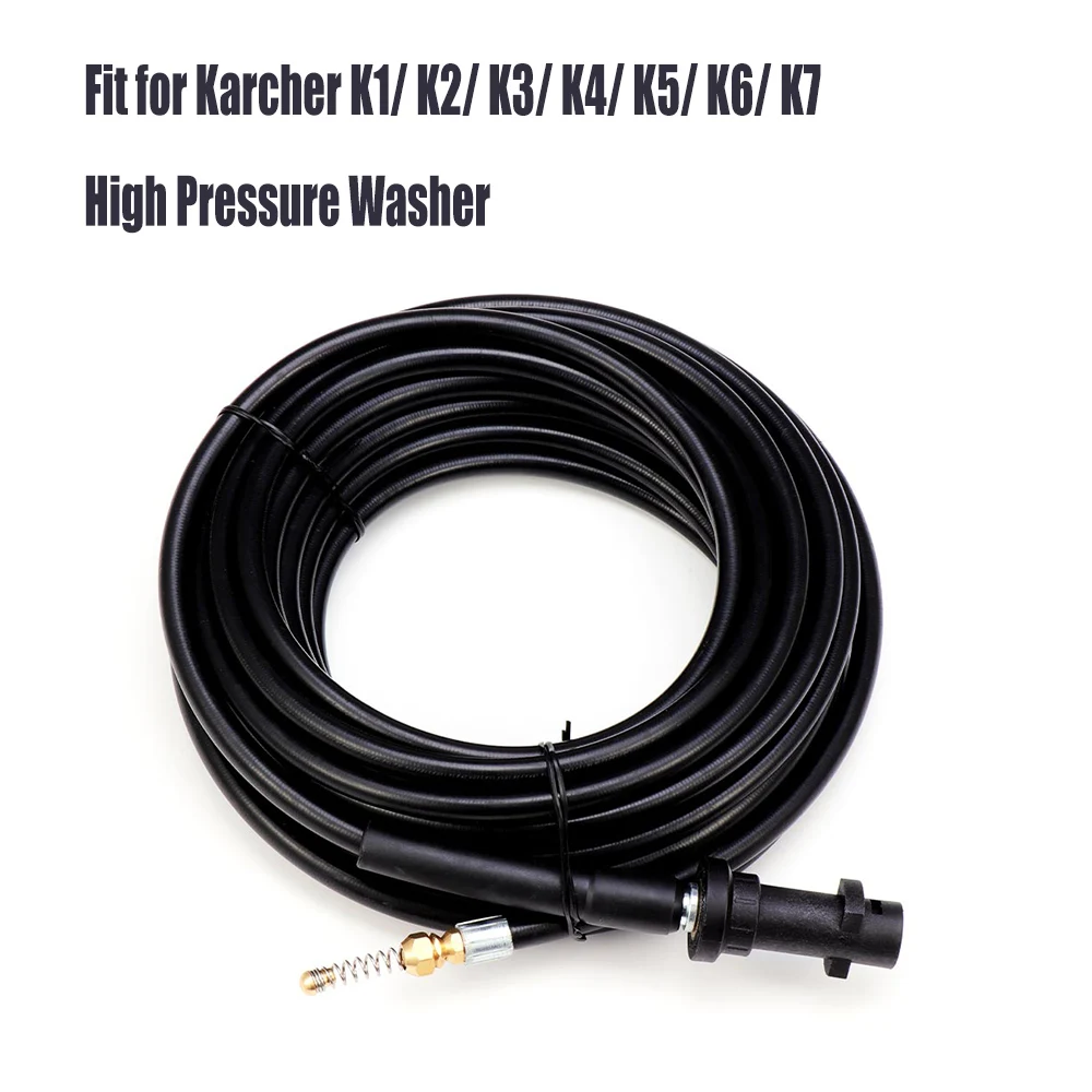 6 10 м 15 канализационного стока воды очищающий шланг для Karcher K1 K2 K3 K4 K5 K6 K7 высокое