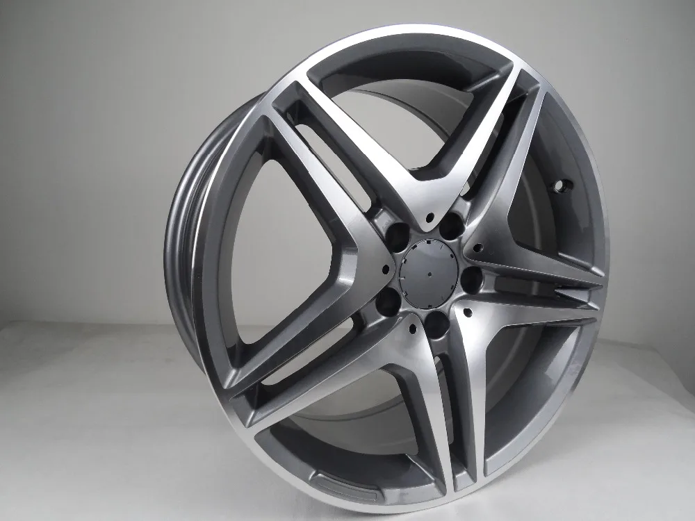 19 &quotGunmetal машина Уход за кожей лица AMG стиле диски для Benz C300 W212 W204 C350 4matic + 45 w828|rims
