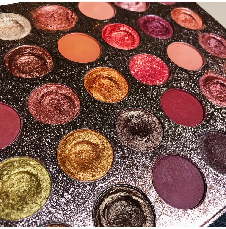 35 цветов Maquillage мерцающие матовые тени для век палитра макияжа пигментированные