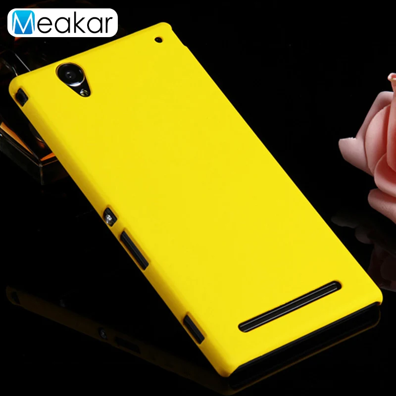 Coque 6.0For sony Xperia T2 Ультра чехол для sony Xperia T2 Ultra Dual D5303 D5322 D5306 телефона чехол-лента на заднюю панель - Цвет: yellow