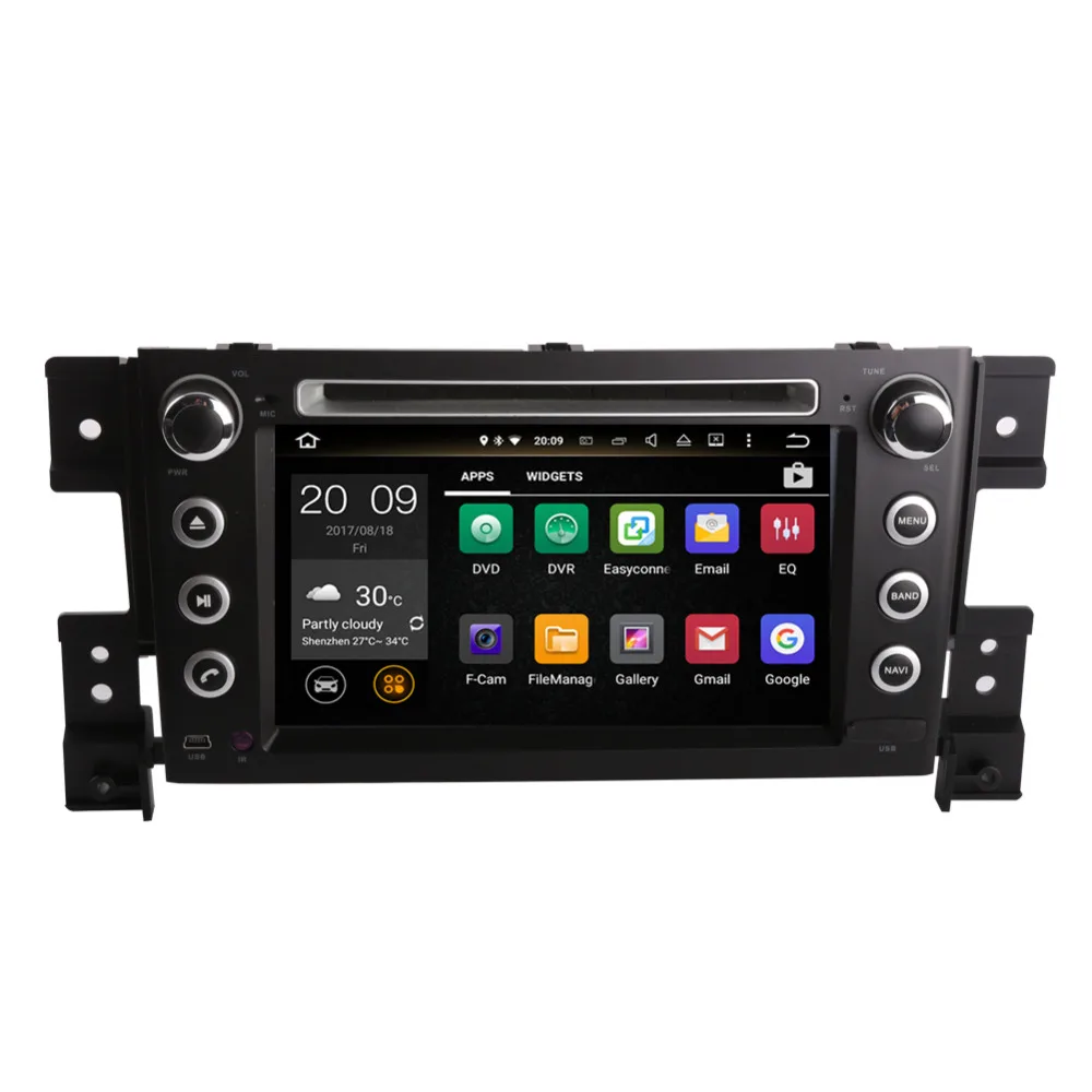 Android 8 0 Восьмиядерный 4 Гб RAM автомобильный Радио стерео с gps навигацией для Suzuki Grand