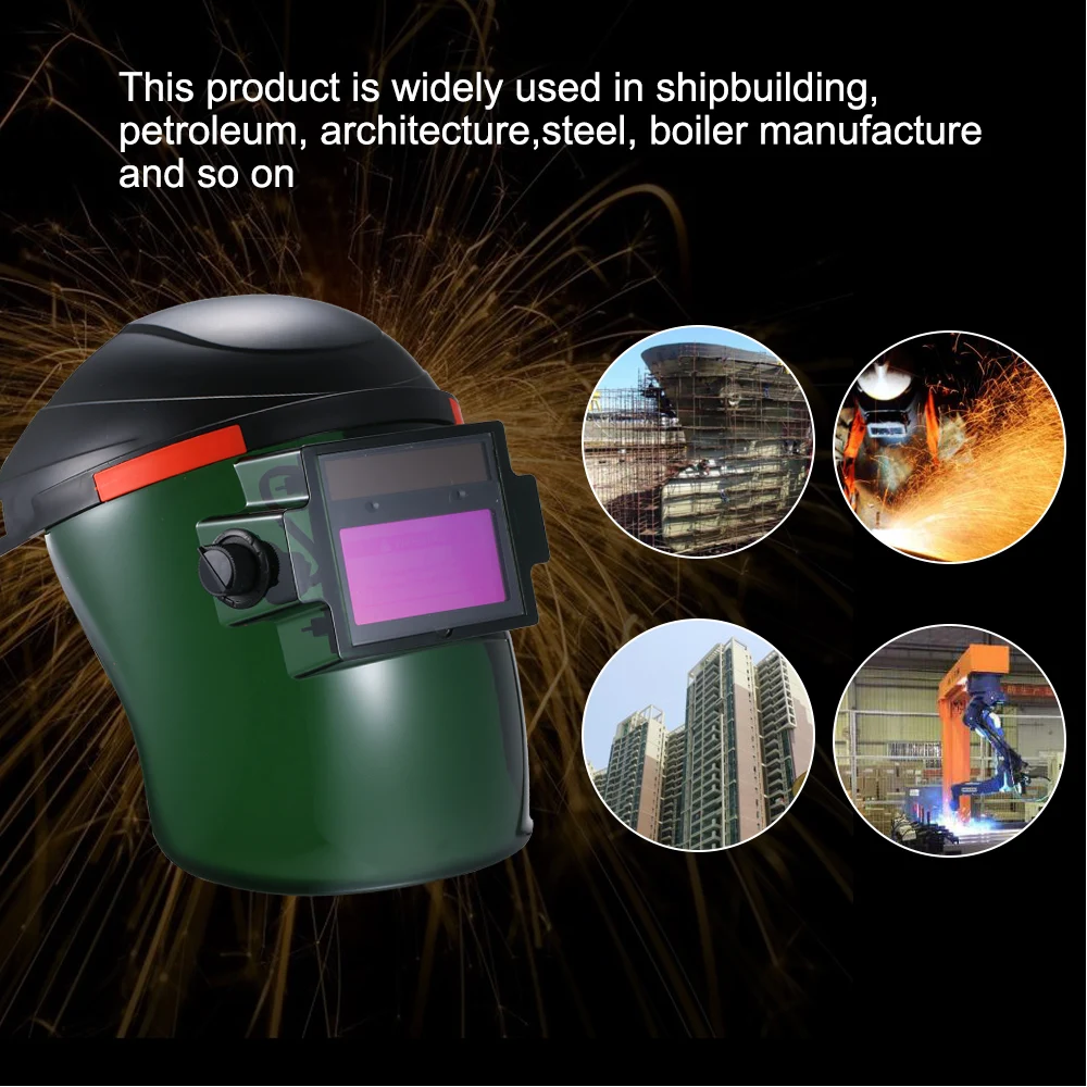 Сварочная маска на солнечной батарее с автоматическим затемнением защитный шлем
