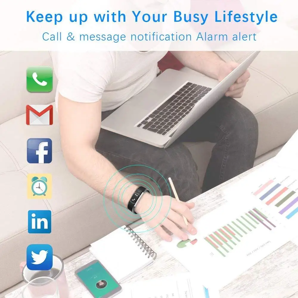 Шагомер фитнес часы здоровья брослет шагомеры для ходьбы пульсометр давление